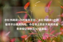 小红书阅读24小时服务平台，小红书阅读24小时服务平台是真的吗，小红书上的全天候阅读服务体验亿乐社区SUP货源站