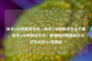 快手24小时购买平台，快手24小时购买平台下载，快手24小时购买平台，解锁限时购物新纪元亿乐社区SUP货源站