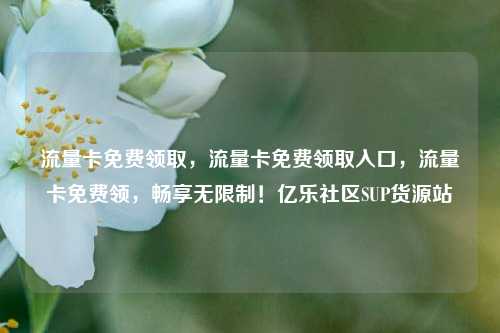 流量卡免费领取，流量卡免费领取入口，流量卡免费领，畅享无限制！亿乐社区SUP货源站  第1张