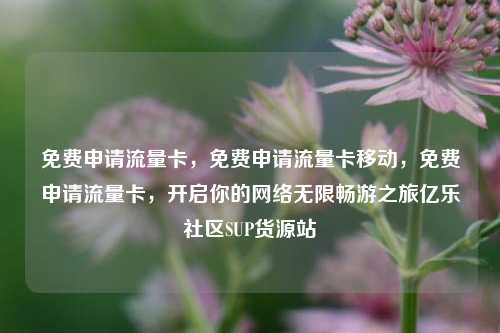免费申请流量卡	，免费申请流量卡移动，免费申请流量卡，开启你的网络无限畅游之旅亿乐社区SUP货源站  第1张